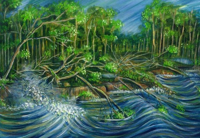 Ilustrao-sobre-os-possveis-efeitos-do-terremoto-de-1690-no-Amazonas-de-Marlene-Costa-Foto-Divulgao