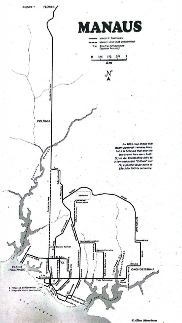 The Tramways of Brazil a 130 year survey by Allen Morrison.