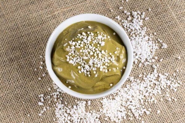 Tigela de açaí branco, o açaí-tinga