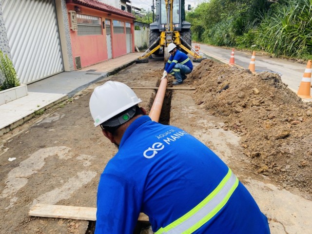 Mais de mil pessoas são beneficiadas com estrutura de esgotamento sanitário na Zona Oeste de Manaus