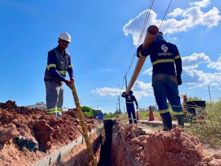 Bairro São Geraldo recebe obras de construção de rede de esgoto que irá beneficiar mais de duas mil pessoas