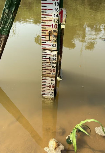 Nível do Rio Acre atinge menor marca em Brasiléia pelo terceiro dia seguido