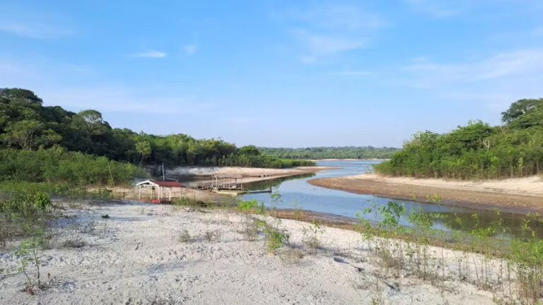 Museu do Seringal fecha por conta da seca do Rio Negro em Manaus