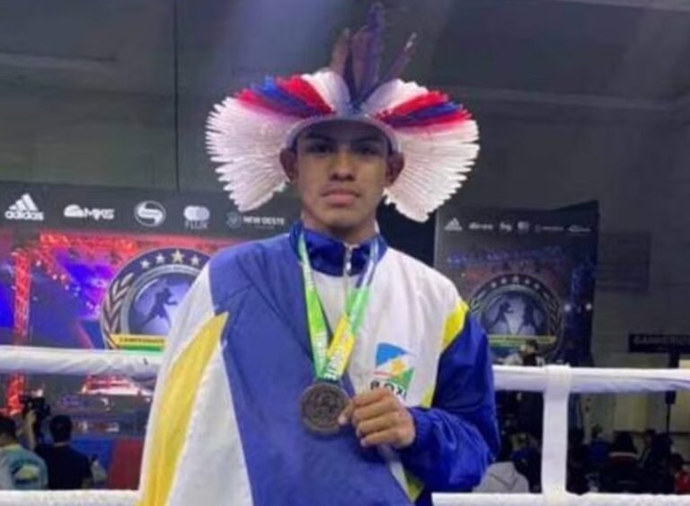 Roraimense, Arrison Junior é o primeiro indígena campeão brasileiro de boxe