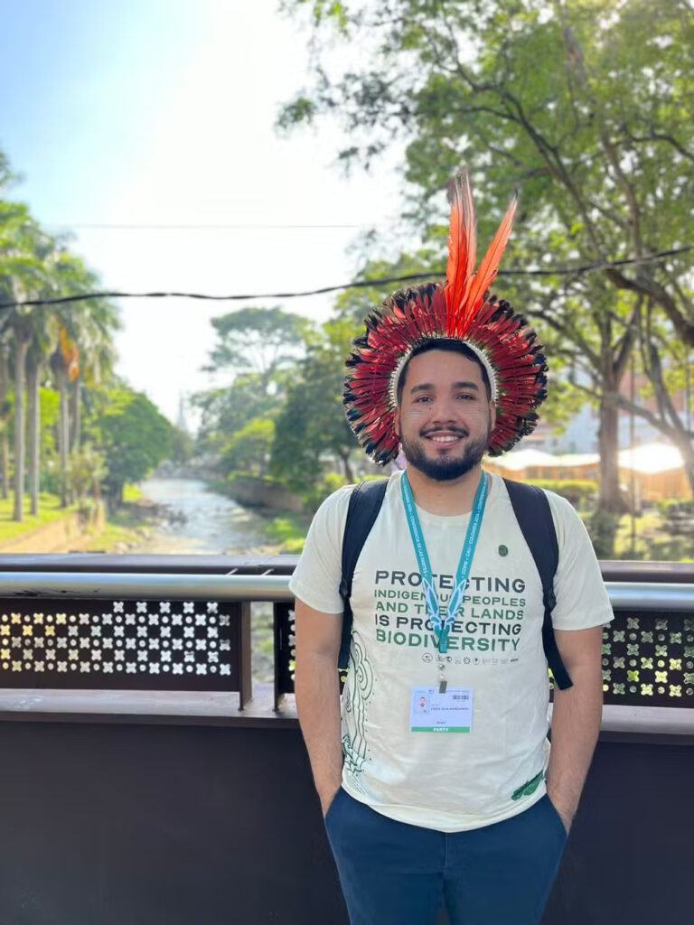 Liderança do povo Manchineri no Acre participa da COP 16 na Colômbia