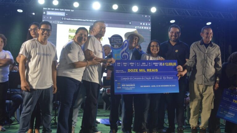 Concurso elege hino de Rio Branco; confira a letra