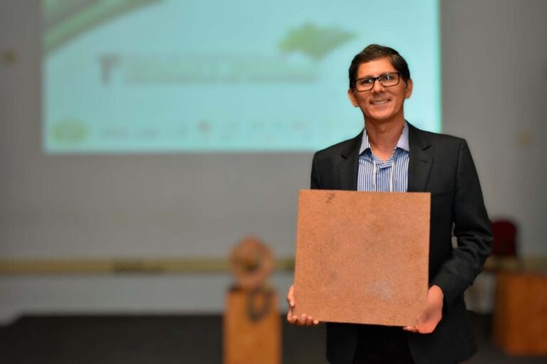 Ecopainel de MDF da fibra de açaí desenvolvido no Amazonas será apresentado no Web Summit Innovation