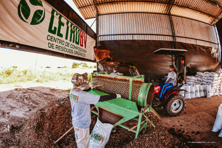 Boa Vista é a primeira capital da Amazônia Legal a implantar um Centro de Compostagem de Resíduos Orgânicos