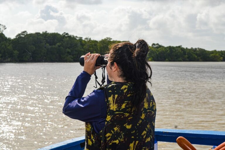 Pesquisadores avaliam impactos da sísmica em botos da região do salgado paraense