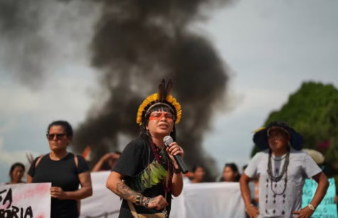 Indígenas acionam a Justiça e protestam contra leilão da BR-364 em Rondônia
