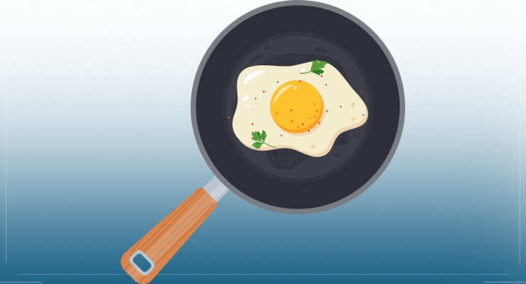 A metáfora do ovo na frigideira