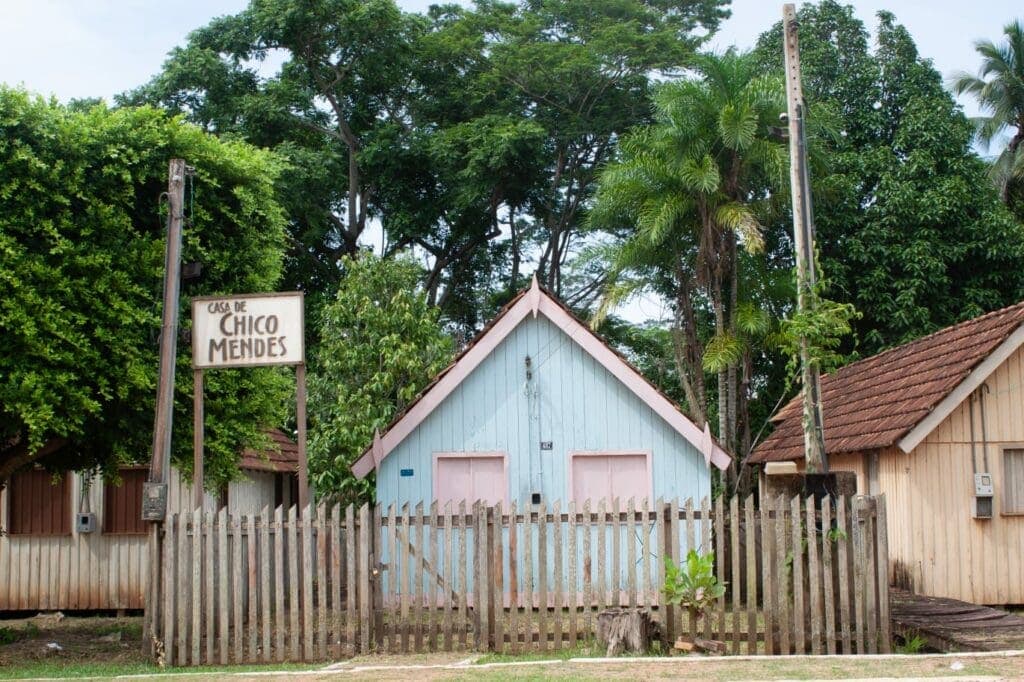 Casa de chico mendes em xapuri