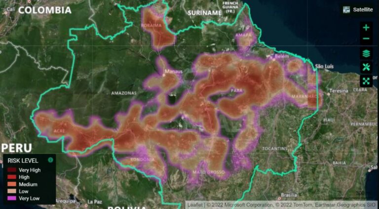 Monitor do fogo do MapBiomas aponta que Brasil teve redução de 70% na área queimada primeiro trimestre de 2025