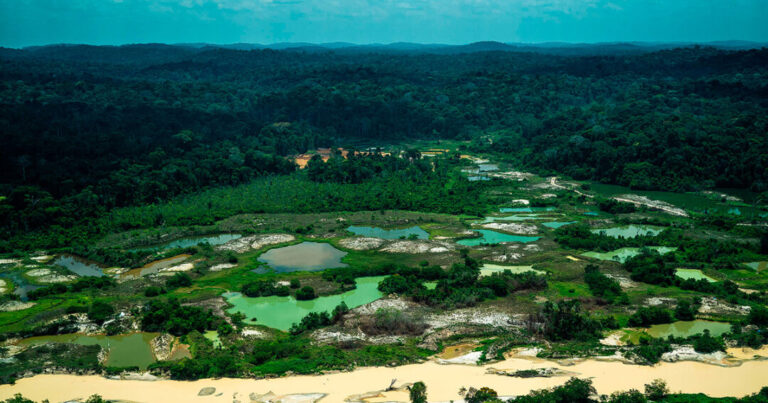 Relatório aponta que garimpo ilegal não diminui e afeta drasticamente ecossistema amazônico
