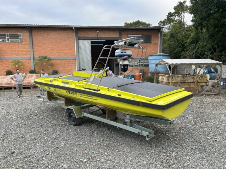 Barco autônomo com inteligência artificial vai monitorar qualidade da água no Xingu, na área da Usina Belo Monte