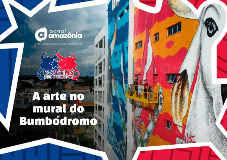 Fachada do Bumbódromo de Parintins ganha mais cores e vida há quatro anos; conheça as pinturas