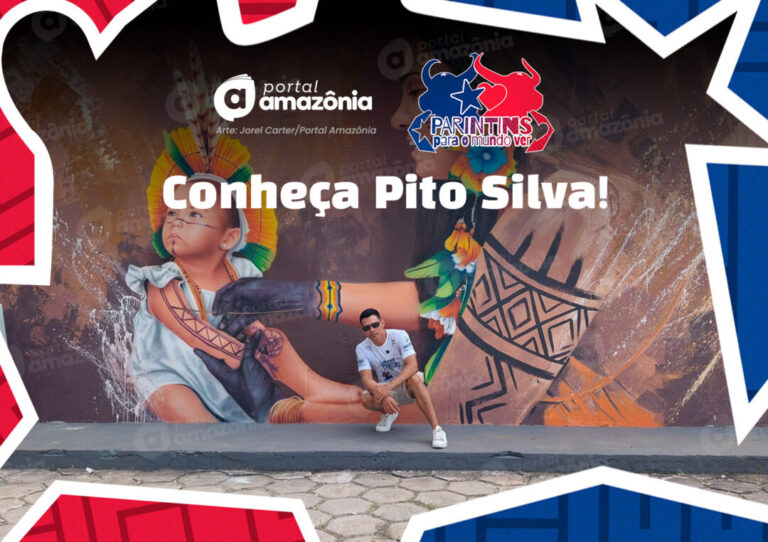 Pito Silva, o artista parintinense responsável pelo Mural do Bumbódromo em 2025