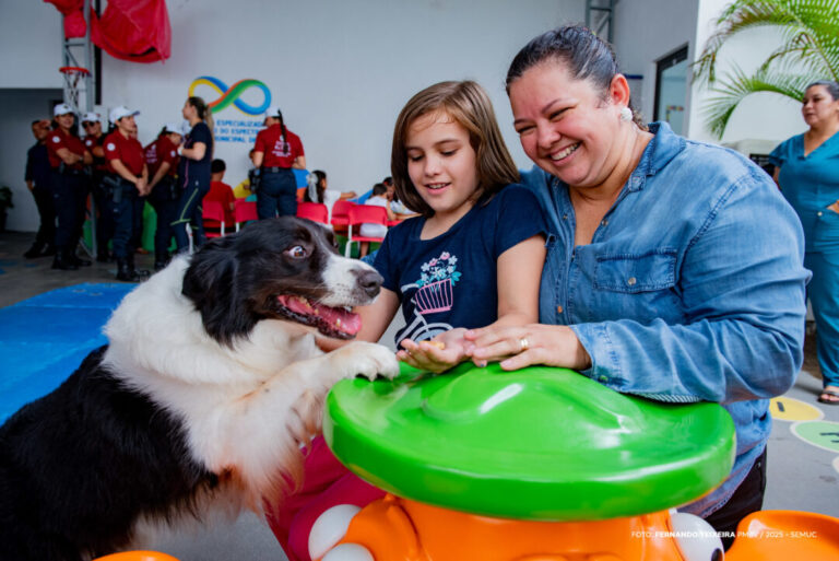 Cinoterapia: projeto envolve guardas civis para atuarem com cães em atividades voltadas à saúde e bem-estar