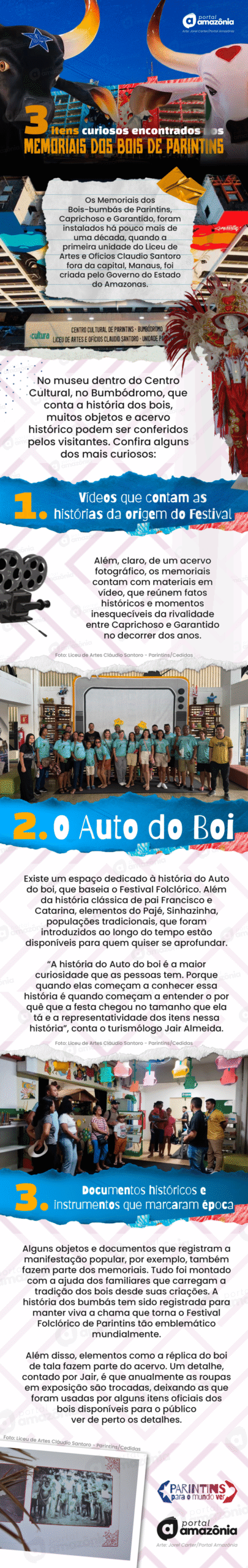 3 itens que só podem ser encontrados nos Memoriais dos bois-bumbás