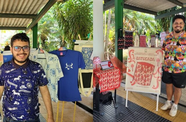 Estudantes de design conquistam público com produtos inspirados em Caprichoso e Garantido