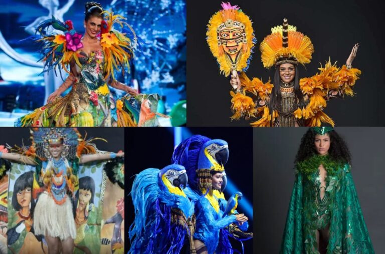 Cinco vezes que Amazônia foi referenciada nos trajes típicos do Miss Universo