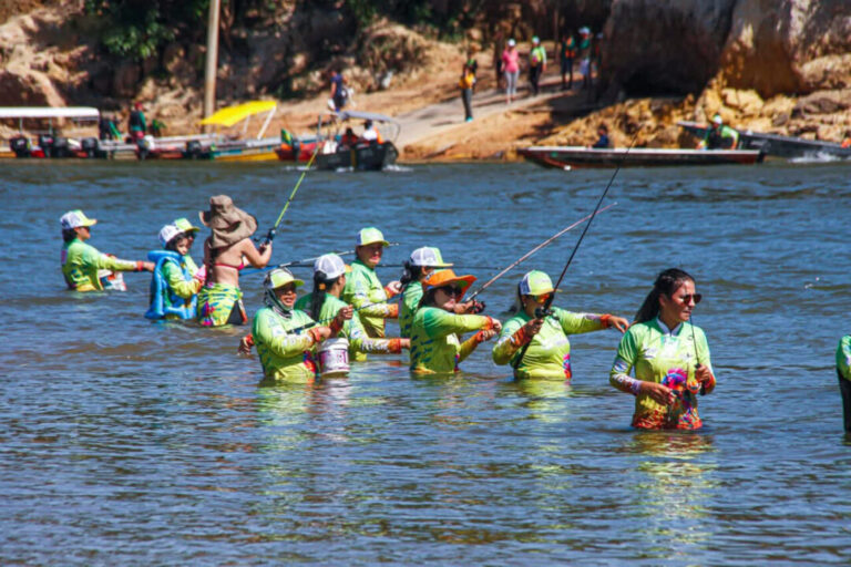 ‘Elas Pescando’: projeto impulsiona participação feminina em campeonatos de pesca esportiva em Rondônia