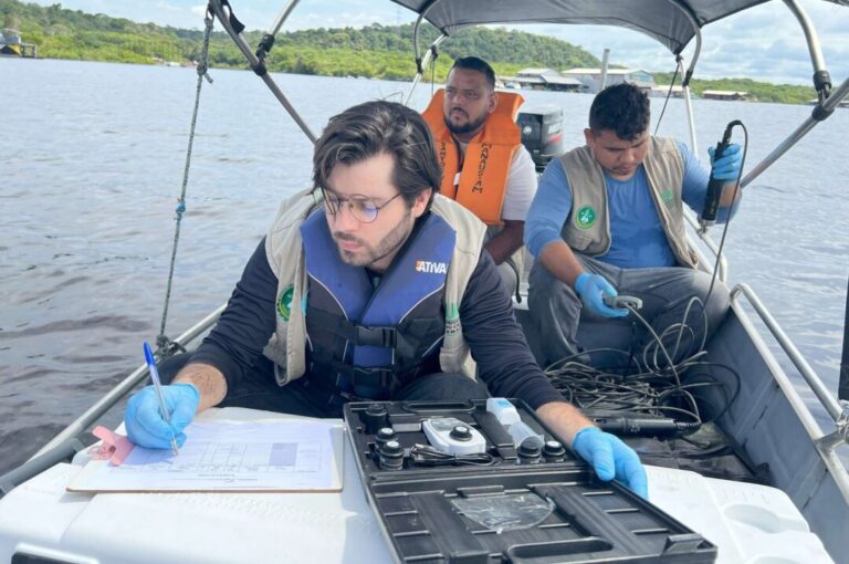 Qualidade da água do Rio Tarumã-Açu é analisa por meio de projeto em Manaus