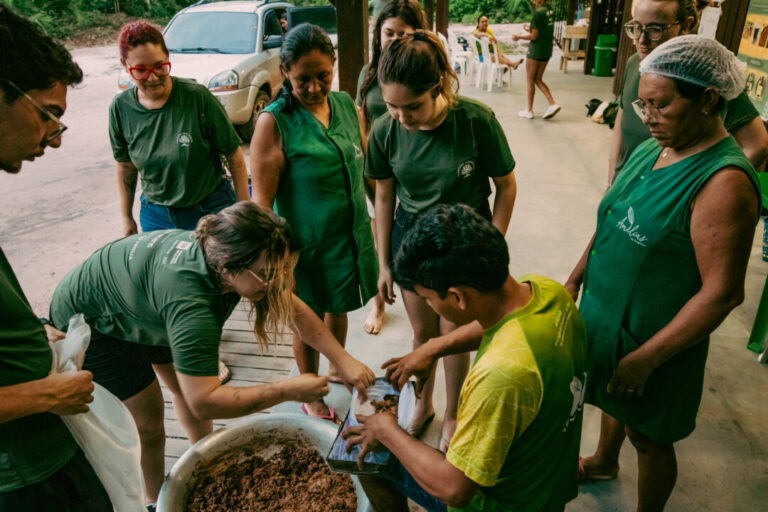 Universitários criam soluções para agilizar extração do óleo de andiroba em comunidade na Amazônia