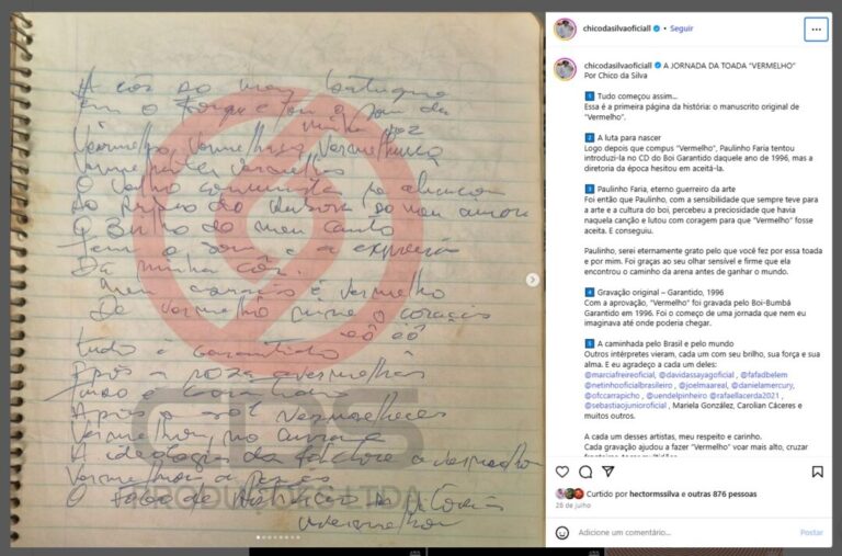 ‘Vermelho’: a cor que virou símbolo cultural nas vozes do povo e na história de Chico da Silva