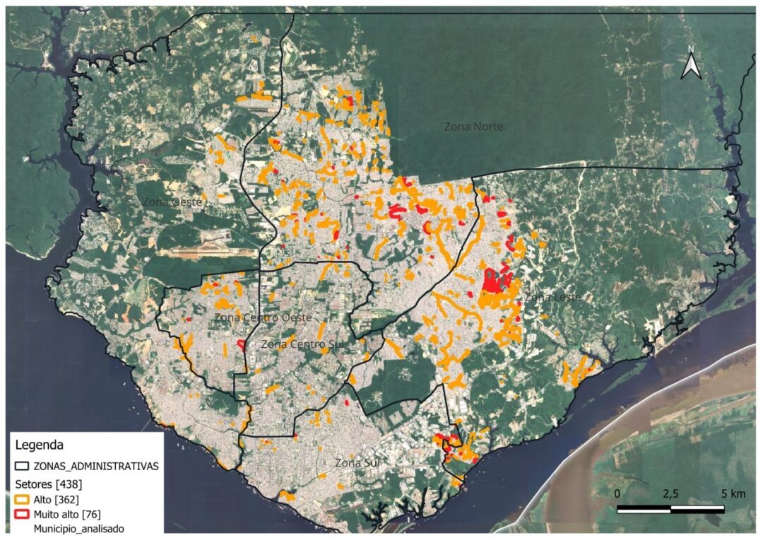 mapeamento area de risco manaus 