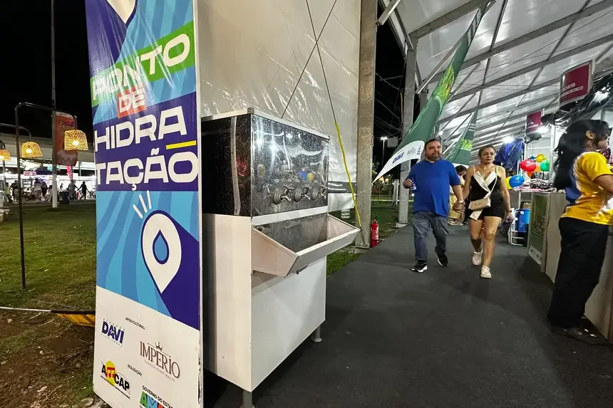 Pontos de hidratação - expofeira amapá