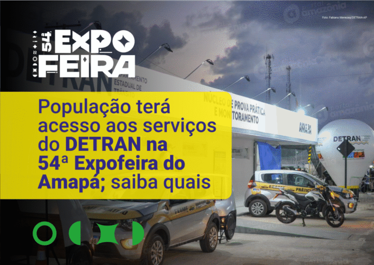 Detran Amapá leva serviços para a 54ª Expofeira; confira a lista