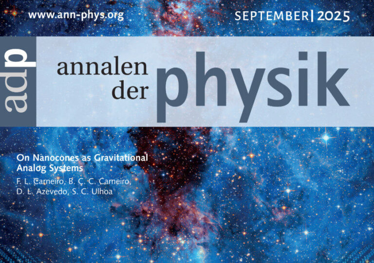 Pesquisa realizada em co-autoria por físico de Tocantins é destaque em capa de revista internacional