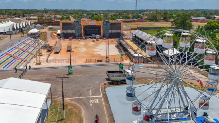 Mapa da Expofeira 2025: sabia onde são os shows, pavilhões, parques e áreas de alimentação