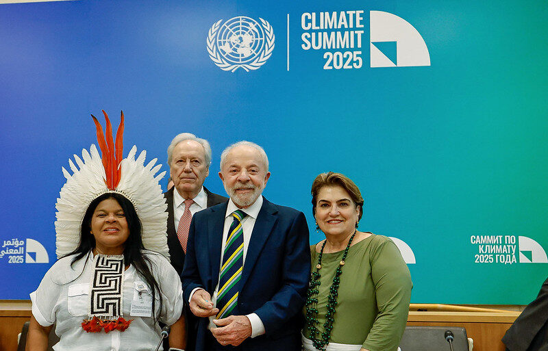 Lula na Abertura da Reunião sobre o Fundo de Florestas Tropicais para Sempre foto ricardo stucker pr