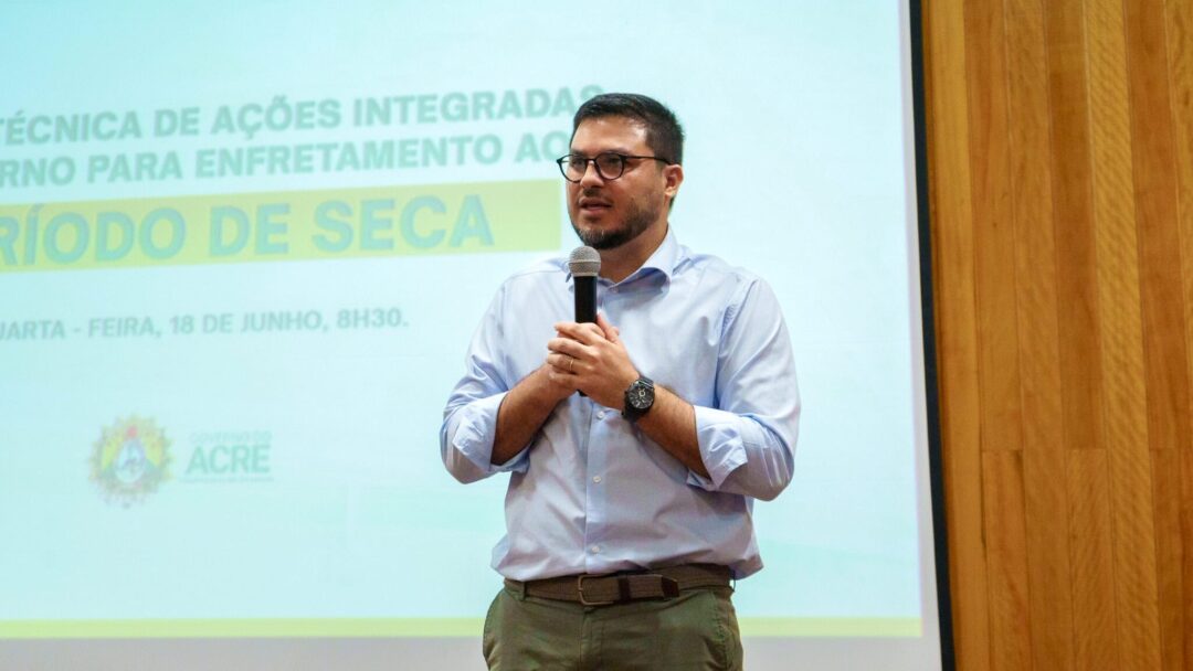 Secretário da Sema AC Leonardo Carvalho destaca que a plataforma busca fortalecer a compreensão dos impactos socioambientais das mudanças climáticas e integrar políticas públicas de forma mais eficiente