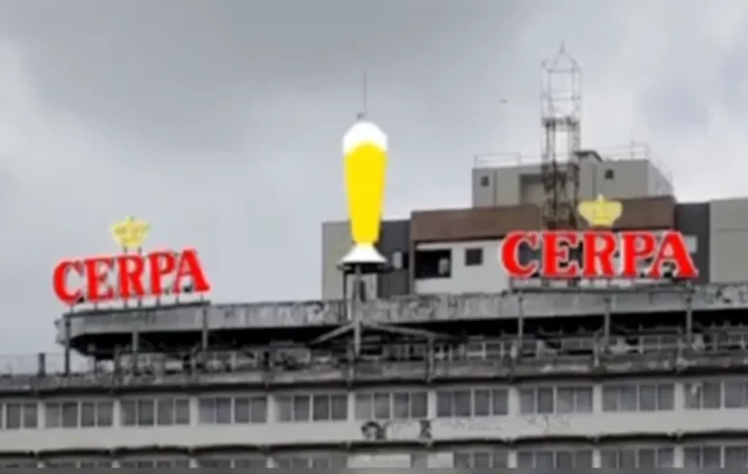Imagem colorida mostra fábrica da Cervejaria Cerpa em Belém