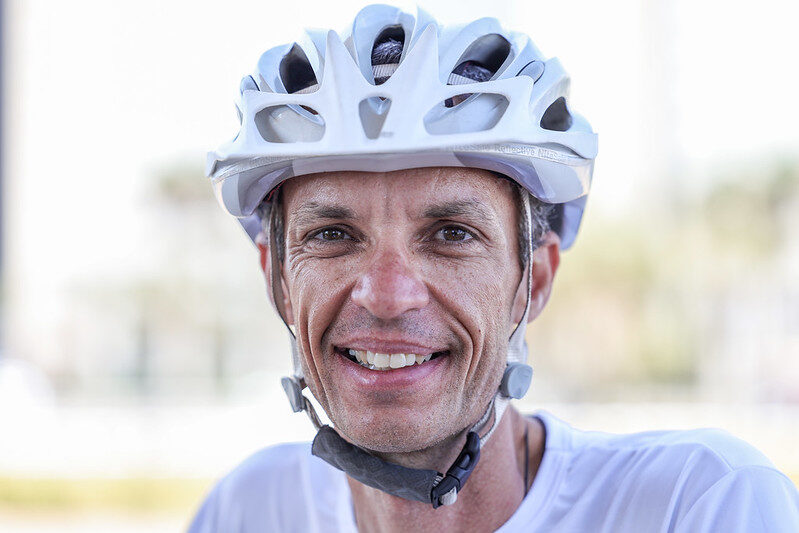 ambientalista Leandro Costa viaja do rio a belem para cop 30 de bicicleta Foto Fabio Rodrigues-Pozzebom Agência Brasil