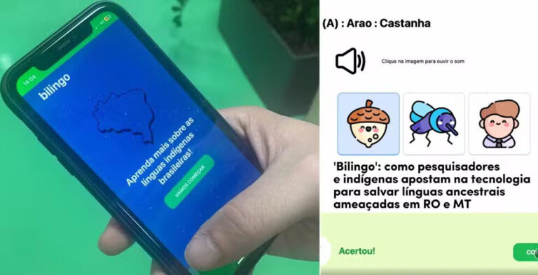 ‘Bilingo’: pesquisadores e indígenas criam aplicativo para salvar línguas ancestrais ameaçadas em RO e MT
