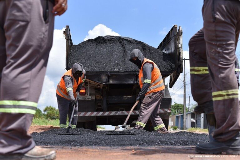 Prefeitura intensifica operação Tapa Buraco nas ruas de Boa Vista