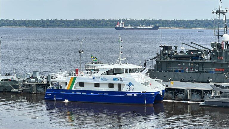 Embarcação Uiara reforça monitoramento hidrológico na Amazônia