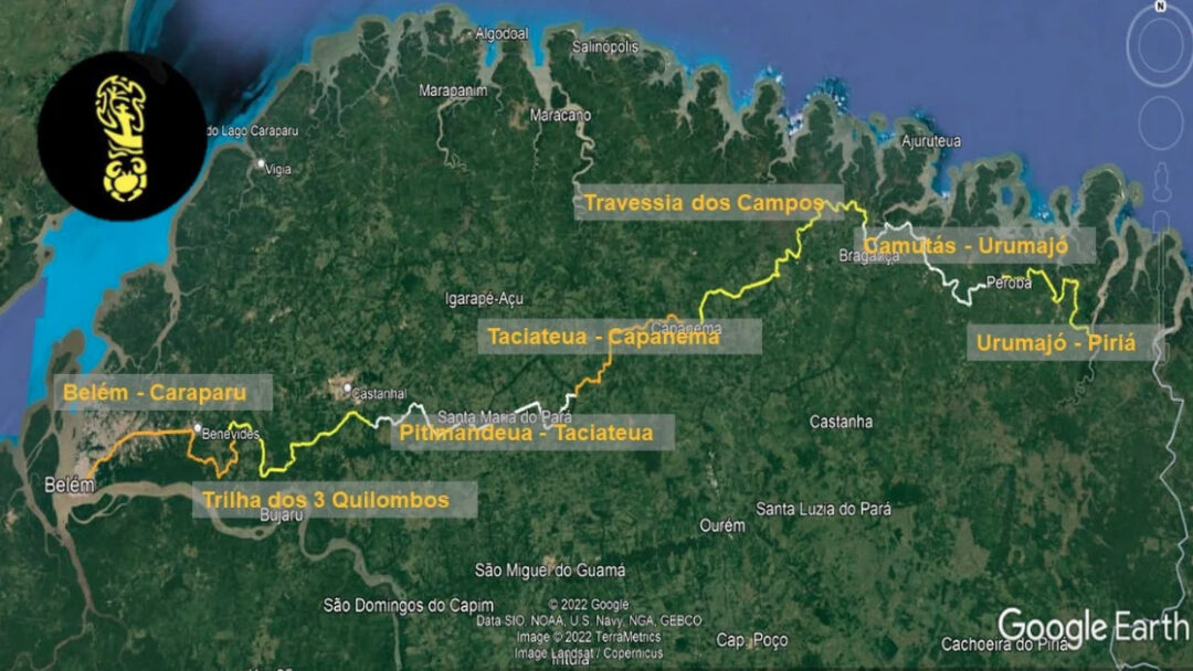 Percurso da maior trilha sinalizada da América Latina