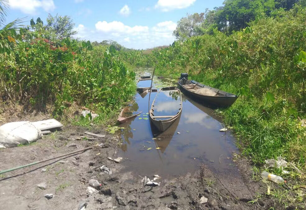 Pescadores lutam contra efeitos da seca em Tartarugalzinho, no Amapá