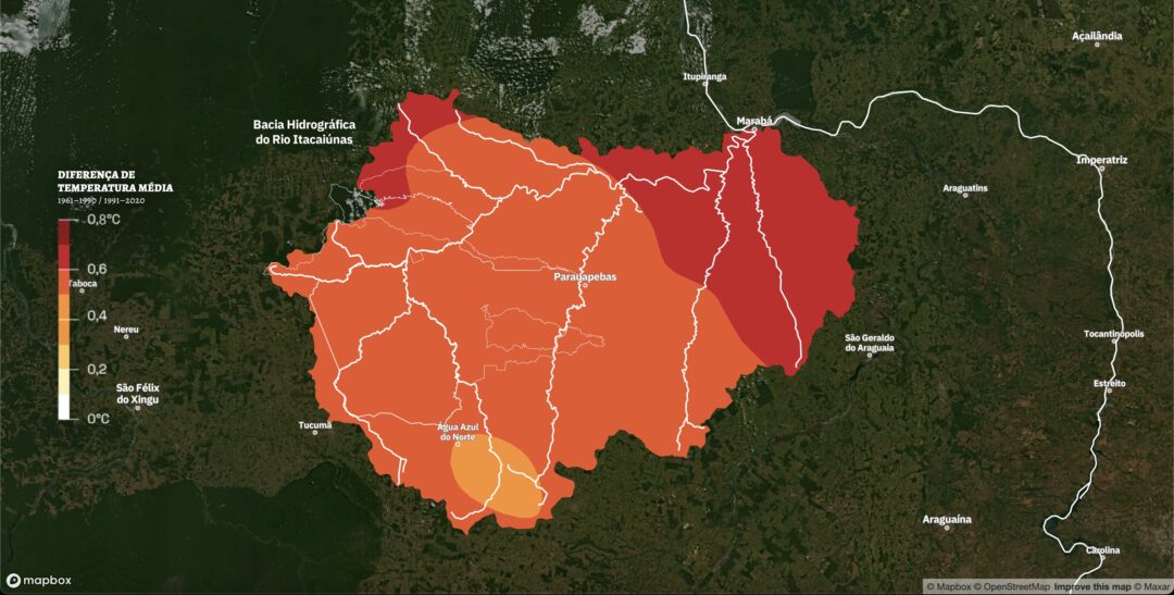 Floresta na Bacia Itacaiúnas.