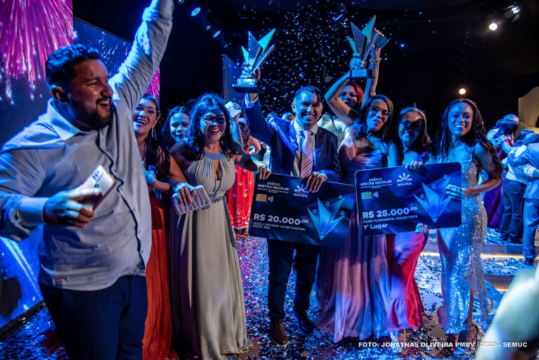 Prêmio Delacir celebra escolas de Boa Vista que mais se destacaram em 2025