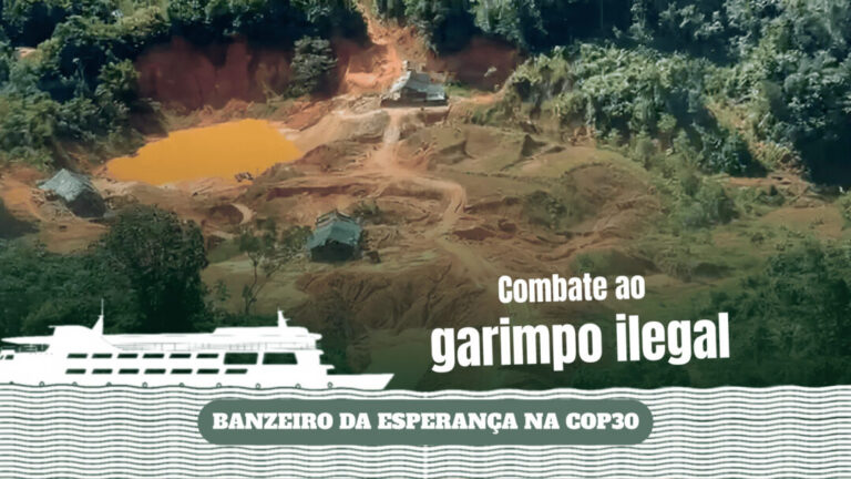 Banzeiro da Esperança na COP30: MPF apresenta panorama do garimpo ilegal na Amazônia