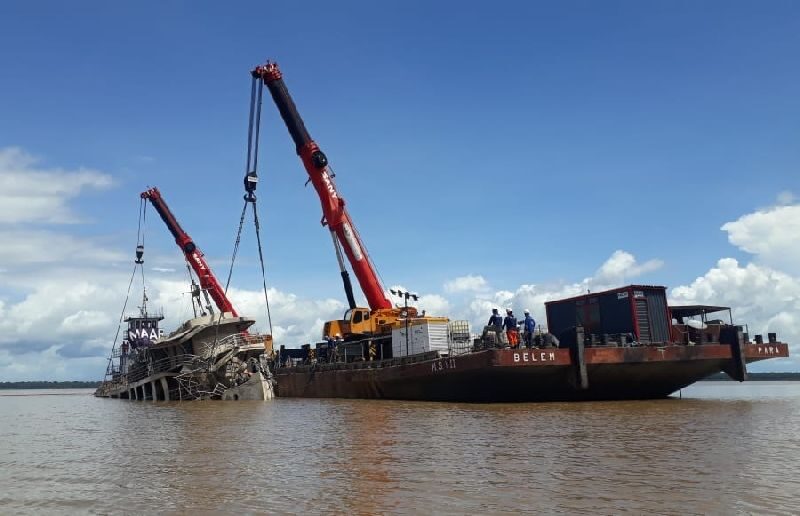 Embarcação Anna Karoline III no saiu do Amapá em direção ao estado do Pará.