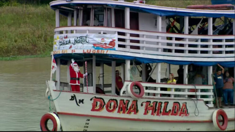 Projeto ‘Amigos do Papai Noel’ atende crianças ribeirinhas do Amazonas há 27 anos