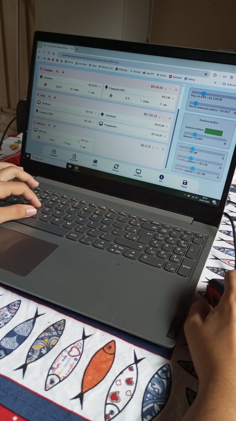 Aplicativo ensina sobre consumo de energia