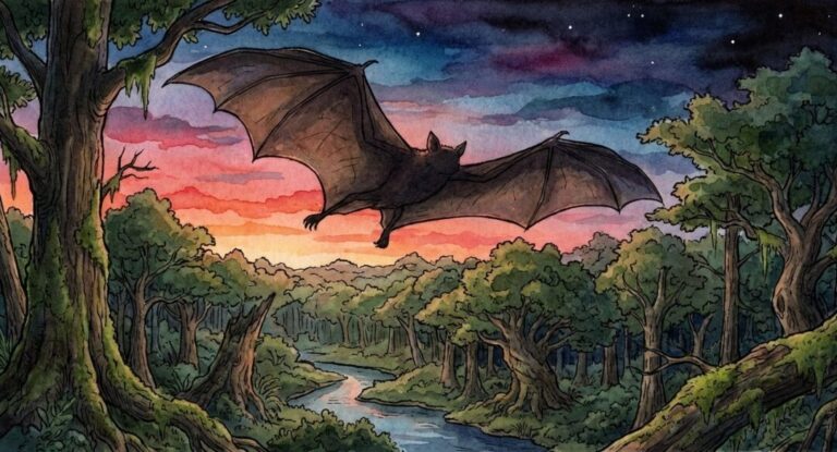 Cãoera, a lenda do morcego gigante que vive na Amazônia